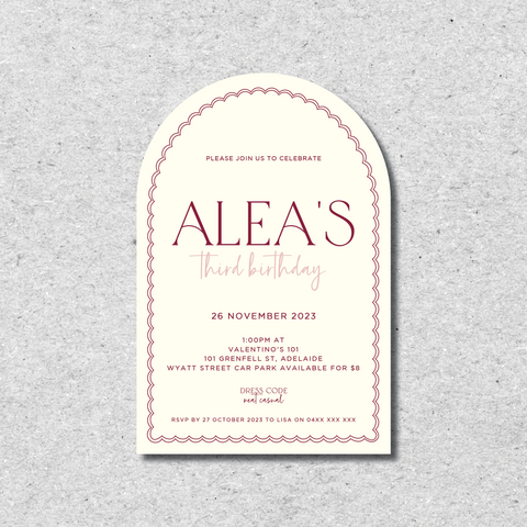 Make a Wish - Invitation