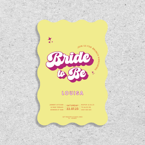 In Wonderland - Invitation