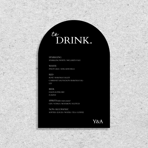 Love Drunk - Drink Menu