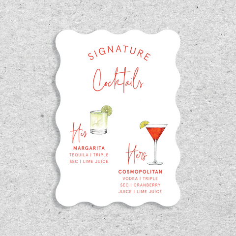 Amore - Cocktail Sign