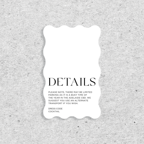 Initial Love- Details Card