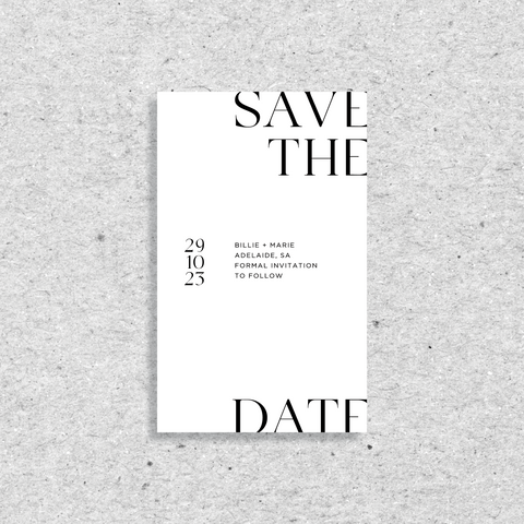 Initial Love - Save the Date