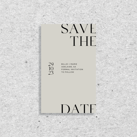 Initial Love - Save the Date