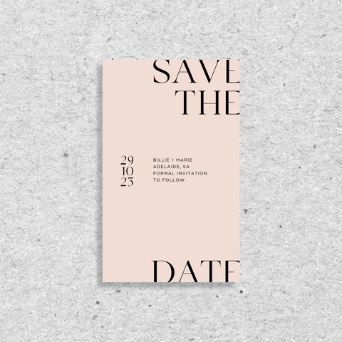 Initial Love - Save the Date