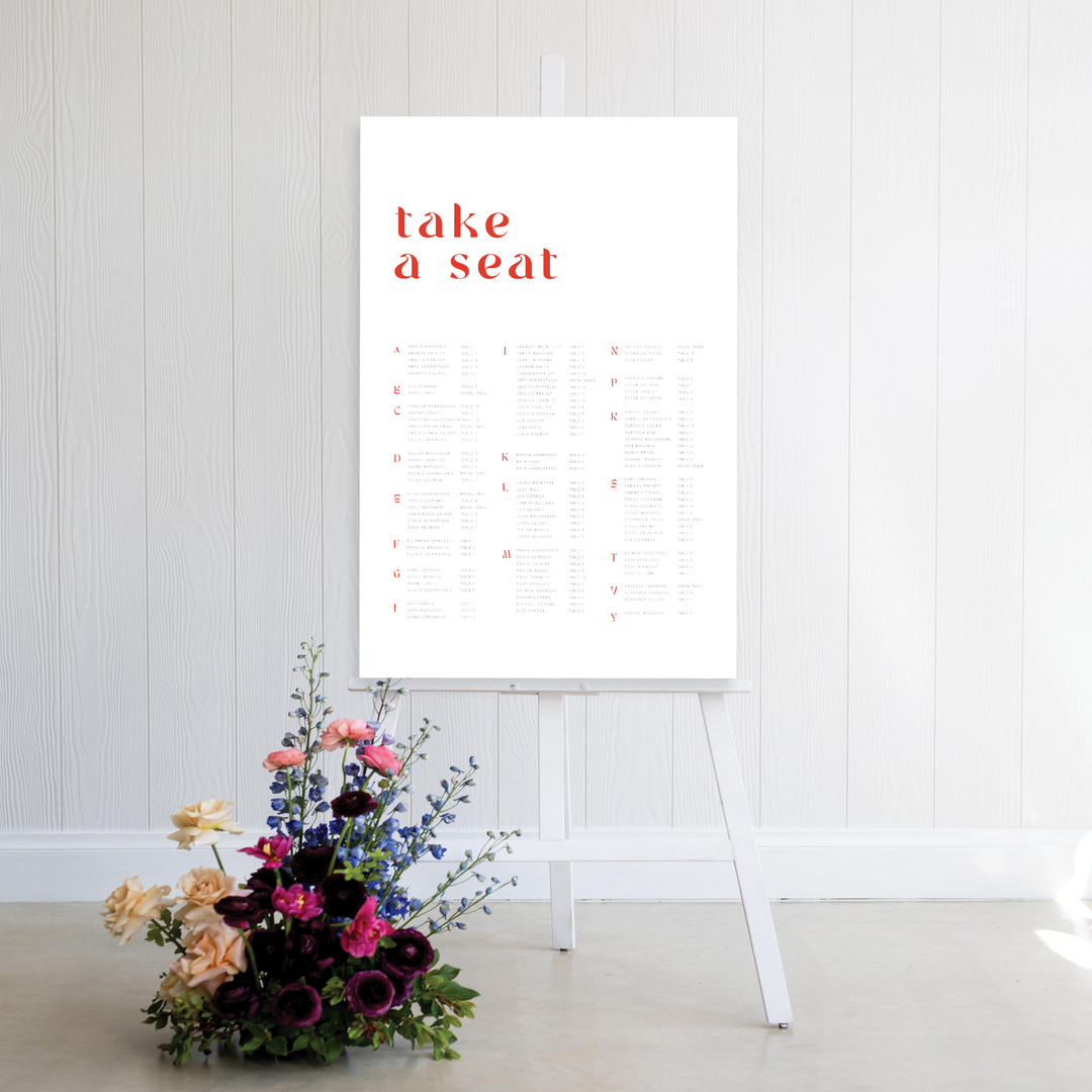 Love and Soul Seating Chart madebyjdesigns