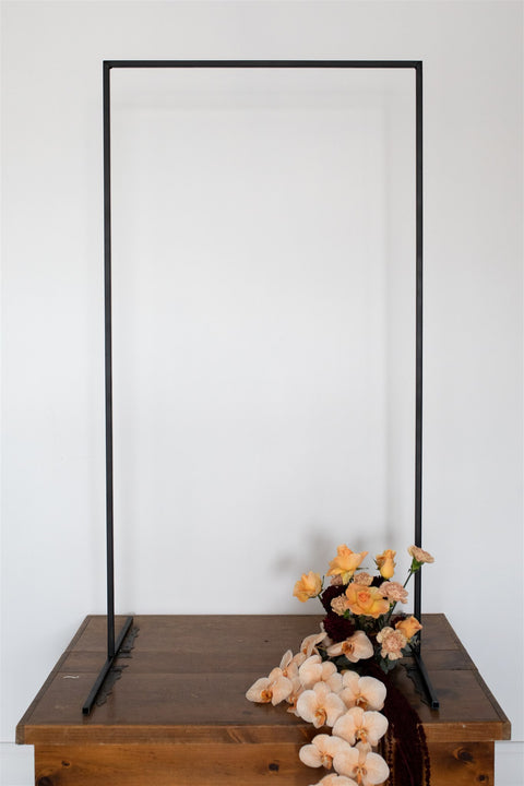 Black Large Metal Signage Stand