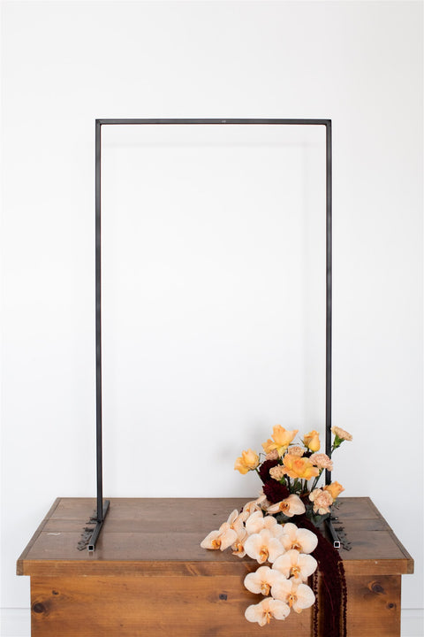 Black Medium Metal Signage Stand