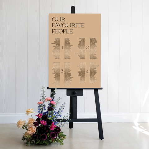 Make a Statement - Seating Chart