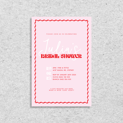 Retro Love - Digital Invitation