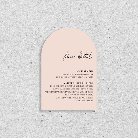 Timeless - Details Card